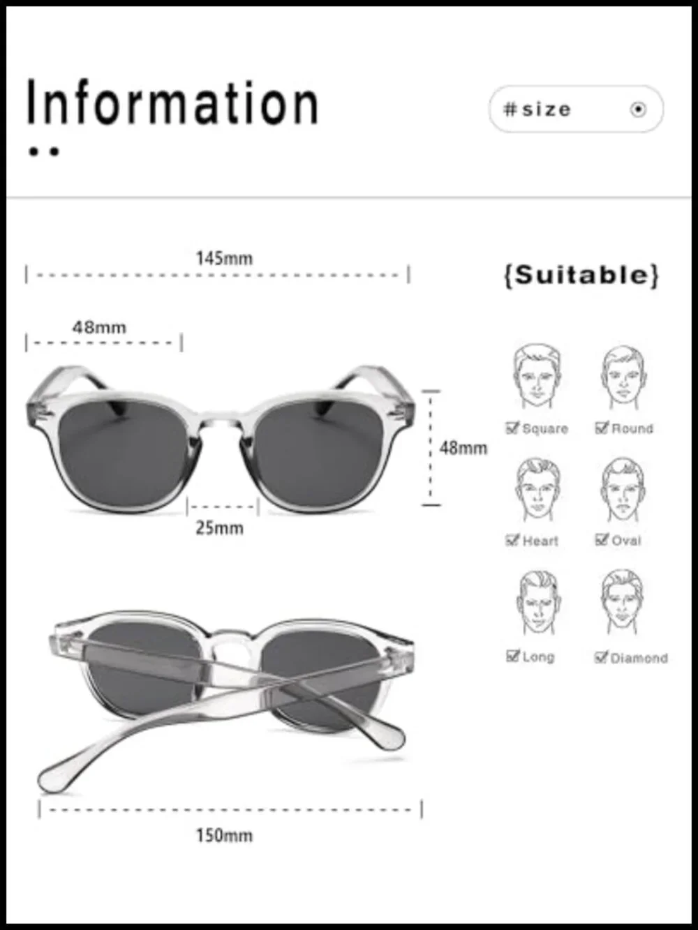 Vintage Retro Round Sunglasses UV400 Metal Frame Unisex